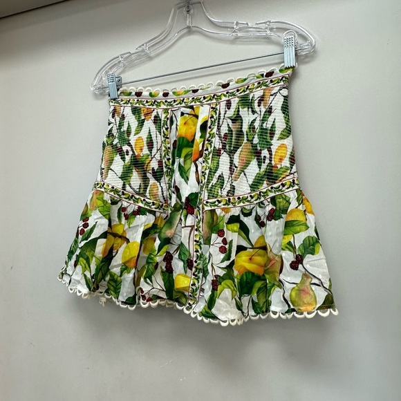 Farm Rio Off-White Fruit Orchard Mini Skirt - Picture 2 of 9